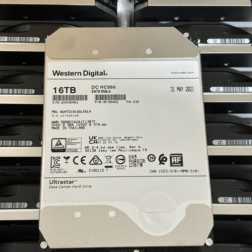 议价WD/西数 16T SATA 7.2K 0F38462 WU可维修