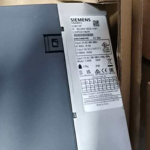 议价6SL3210-1KE21-7UP1变频器，裸机带可维修
