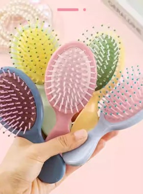 卡通可爱少女气垫气囊梳子ins便携按摩梳个性印花梳迷你小梳子
