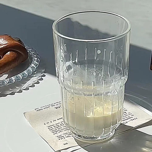 咖啡厅ins风美式冰拿铁咖啡杯Dirty澳白杯玻璃杯苏打水气泡水杯