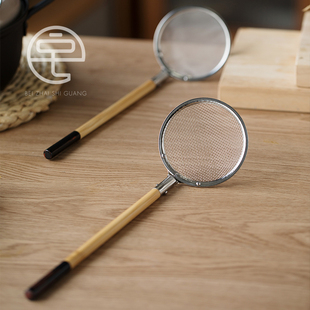 日本原装进口相泽工房不锈钢18-8撇沫网厨房家用捞油渣勺过滤漏勺