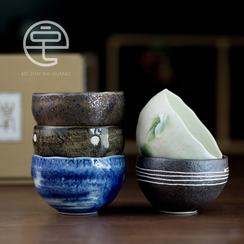 日本制进口手作陶瓷美浓烧釉下彩饭碗侘寂风家用米饭小碗套装礼盒-封面