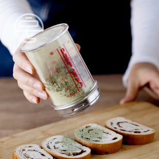 日本制cakeland糖粉罐撒盐佐料烘焙撒可可粉超细网神器烧烤调料罐