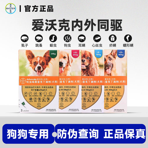 爱沃克狗狗体外驱虫犬用驱虫药