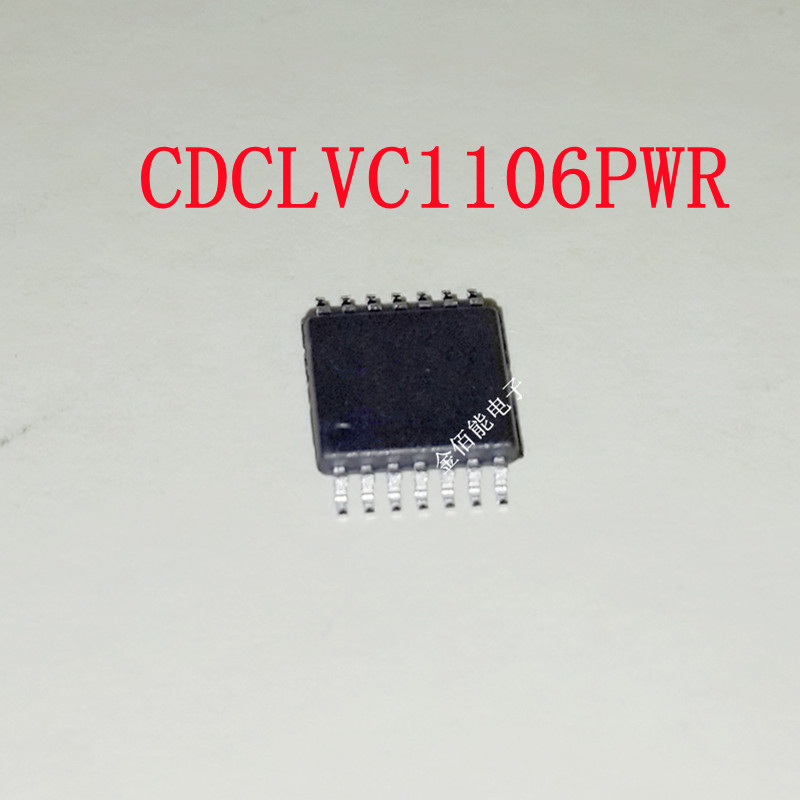 CDCLVC1106PWR丝印C9C6贴片TSSOP-14时钟缓冲器芯片原装