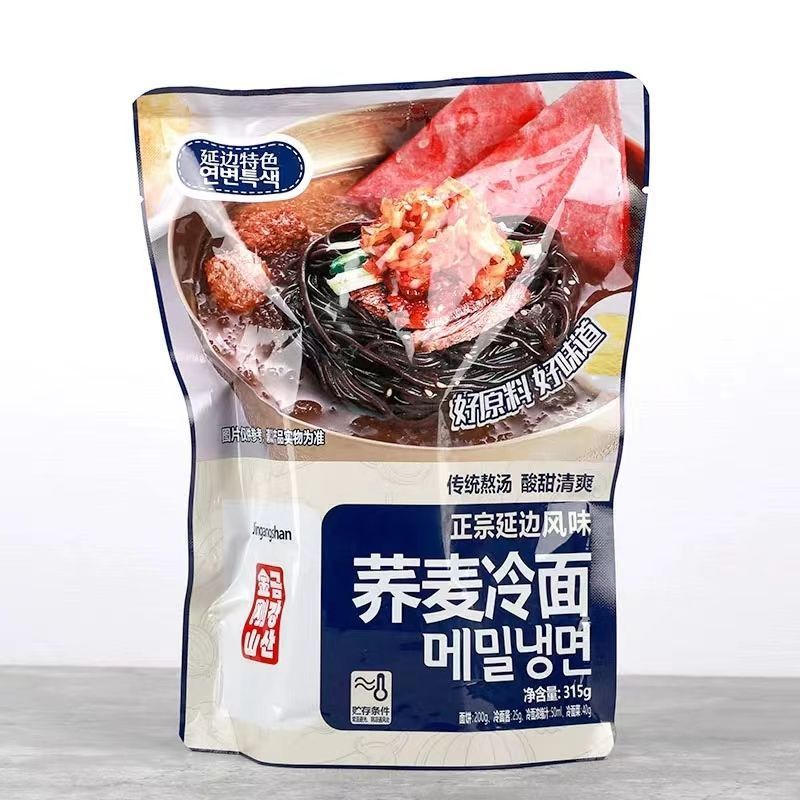 正宗金刚山冷面|东北荞麦速食拌面|鲜香正宗延边冷面图片