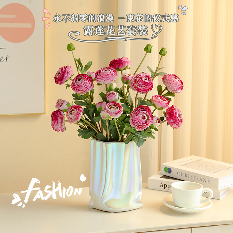 陌歌仿真花假花室内客厅轻奢