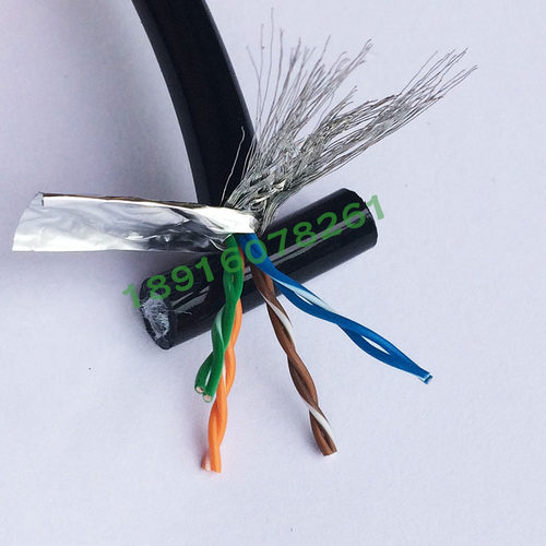 PUR-STP-CAT5E/6A聚氨酯耐磨拖拽网线 4*2*23/24/26AWG 防水现货