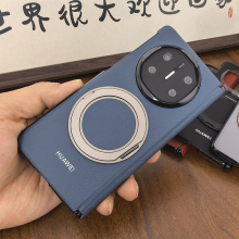 适用于华为matex6手机壳原装同款带中铰链磁吸后壳x6典藏版超薄360°旋转支架x5新款折叠屏高级感半包保护壳