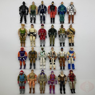 25.9.24 特种部队GIJOE 老版 散人 兵人 皮筋人 霹雳人 特价2