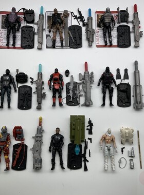 庆祝六一儿童节特种部队GIJOE新版ROC版兵人人偶特价7包邮