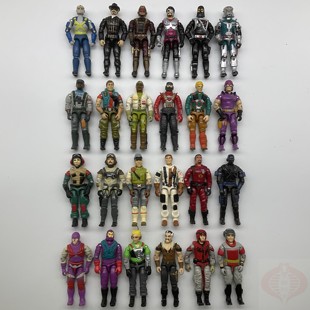 25.12.28 特种部队GIJOE 老版 散人 兵人 皮筋人 霹雳人 特价2