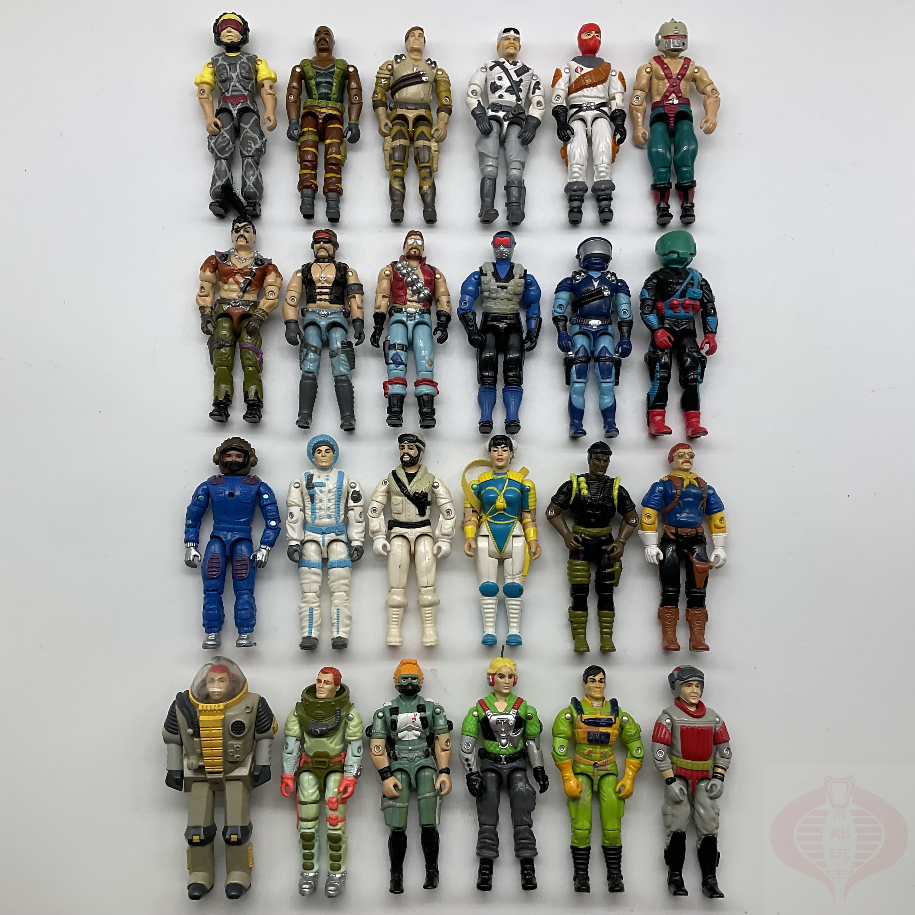 26.8.12 特种部队GIJOE 老版 散人 兵人 皮筋人 霹雳人 特价1