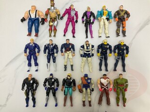 22.1.14 警察与骗子 c.o.p.s. 'n老版 散人 皮筋人  兵人现货 5寸