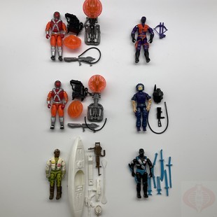 25.7.30 特种部队GIJOE 老版 鬼火 电话蛇 潜行者 面具人