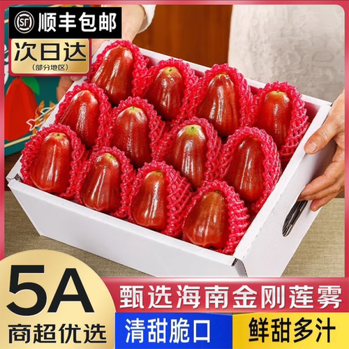 顺丰速运配送！黑金刚莲雾5斤
