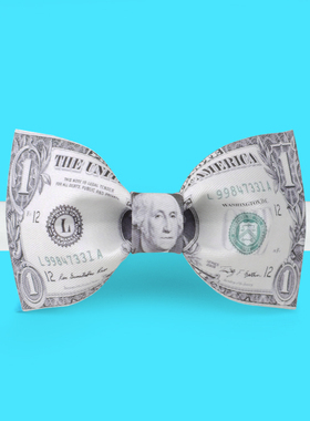 非设计布生活  时尚领结 蝴蝶结 新郎礼服正装领结 煲呔 DOLLAR