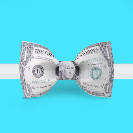 非设计布生活  时尚领结 蝴蝶结 新郎礼服正装领结 煲呔 DOLLAR