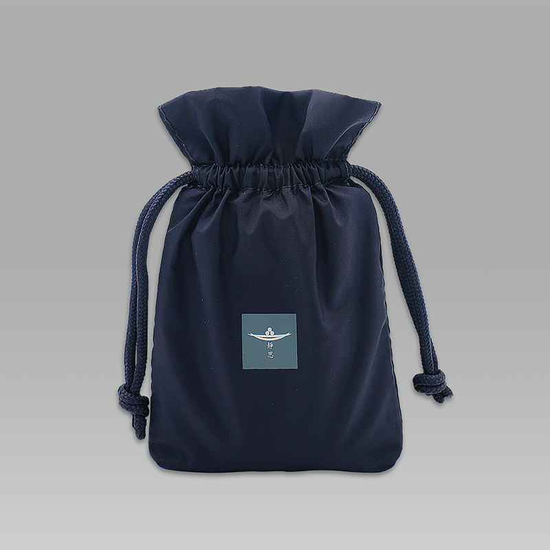 【静思书轩】精巧袋小型手机钥匙等随身物品收纳束口防掉袋藏青色