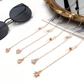 欧美跨境饰品眼镜链防滑挂脖男女链子挂绳眼镜链配件防丢配饰