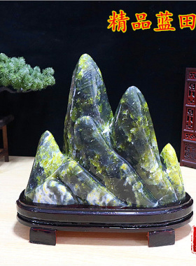 摆件客厅中式风草花石精品包邮