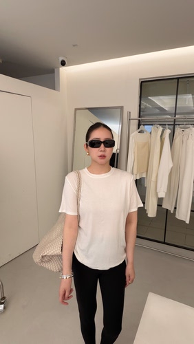 widelia慵懒感垂宽松显瘦短袖t恤
