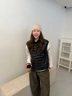 widelia立领保暖宽松马甲外套女2025冬季轻薄工装户外山系风上衣