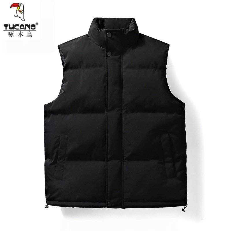 啄木鸟冬季棉马甲男士大码保暖背心加厚外穿立领马夹外套坎肩男装,男装,常规马甲,淘宝优惠券,粉丝福利购,淘宝优惠卷