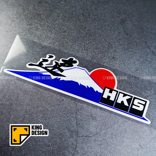 国王车贴hks改装车身富士山极速