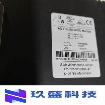 *现货销售*全新Bihl+Wiedemann BWU2490 模块BWU2490