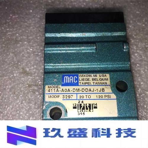 MAC电磁阀 411A-A0A-DM-DDAJ-1 24VDC线圈电压现货看那描述 电子元器件市场 其他电路保护器件 原图主图