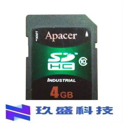 Apacer 宇瞻 工业级 SD卡 4GB SLC SD 4G -40°C~+85°C 工作温度