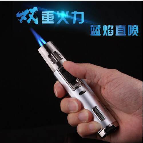 honest百诚 防风打火机 小型焊枪 便携式金属户外直冲雪茄打火机