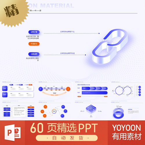 YOYOON高级感经营数据分析总结汇报发布会元宇宙3DPPT设计模板