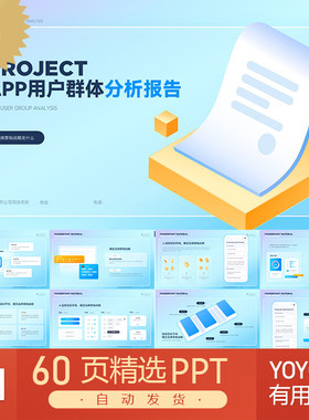 APP应用营销市场用户群体分析人群受众调查报告风投项目计划书PPT
