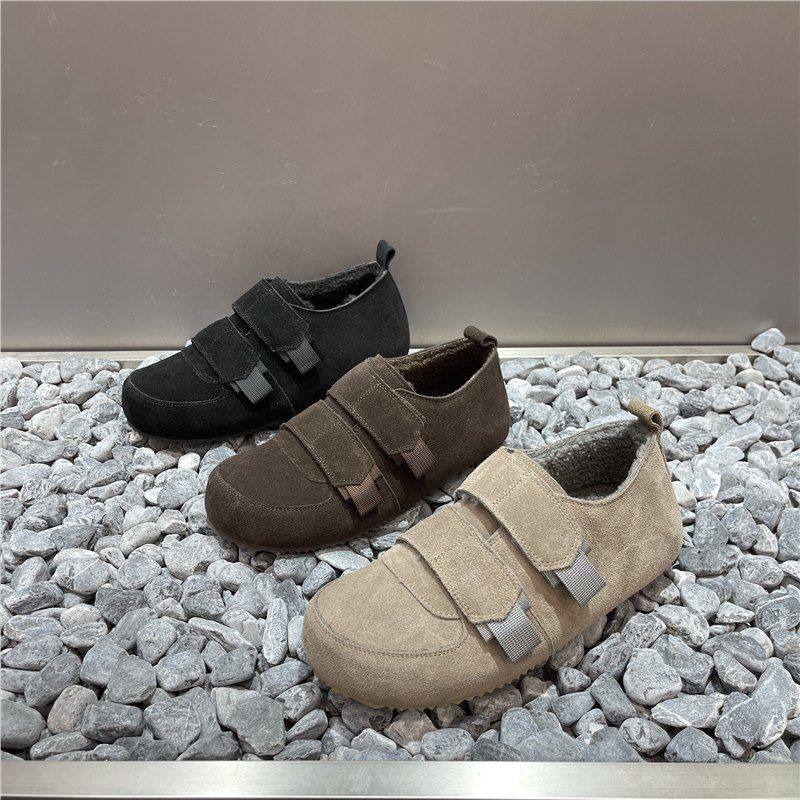 豆豆鞋男冬季软底舒适面包鞋加绒保暖套脚懒人鞋休闲开车乐福鞋男