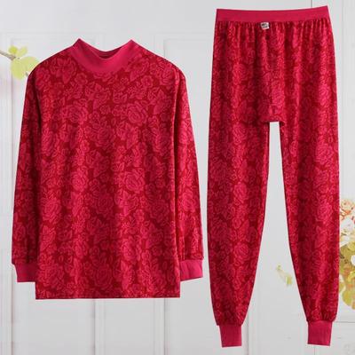 中老年纯棉秋衣简约女