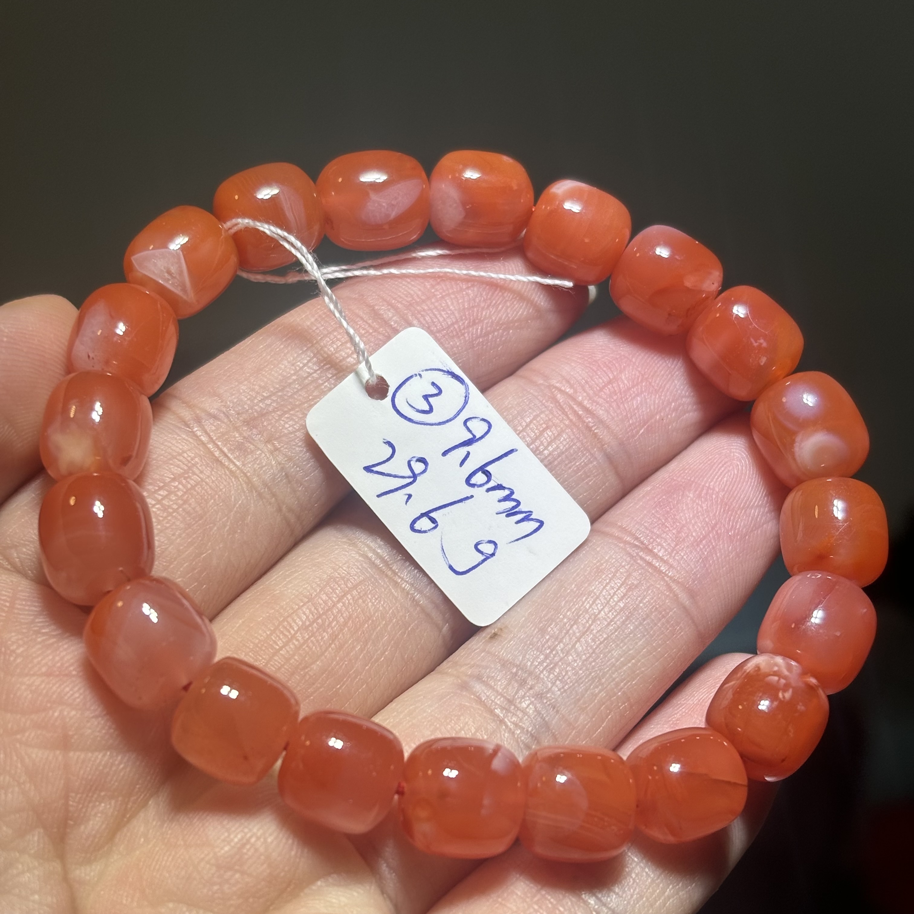 天然水晶 南红路路通单圈手串  大小颗粒都有 女款礼物 一物一图