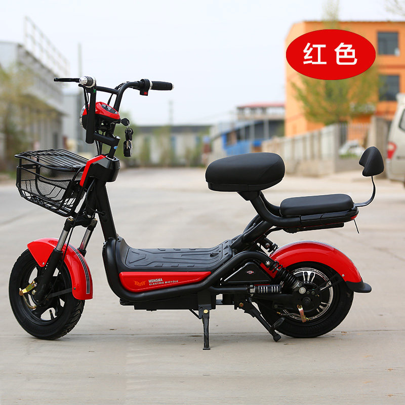 爱玛新款电动车新款电瓶车电动自行车成人双人小型锂电女性长跑王