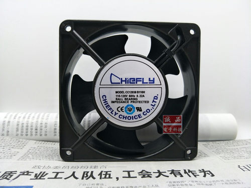 CHIEFLY CC12038B110H/220H 220V/110V 0.22A 12CM 机柜散热风扇