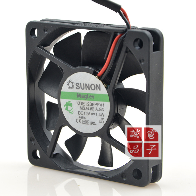 SUNON建准 KDE1206PFV1 6010 12V 1.4W 6CM 超薄静音风扇 CPU风扇图片