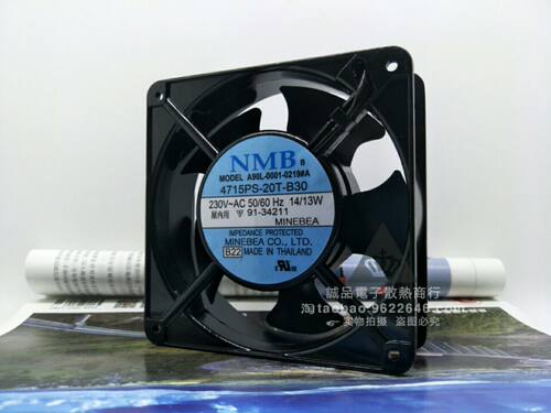原装 NMB 4715PS-20T-B30 230V 14/13W 12038 12CM大风量散热风扇