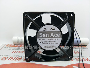 109S025UL 220V 14618W 12038 机柜交流散热风扇 三洋 12CM 230V