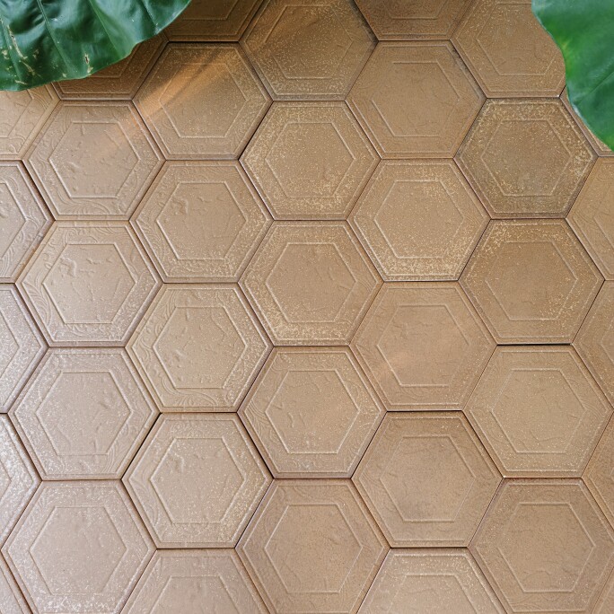 六角异形手工窑变砖哑光防滑地砖中古复古瓷砖厨卫阳台田园乡村