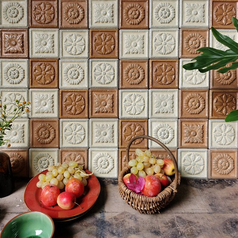 小花砖100素材模板 小花砖100图片下载 小麦优选