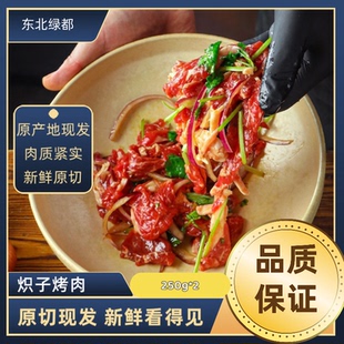 东北烤肉 齐齐哈尔牛肉 500g 满两件 齐齐哈尔烤肉 包邮 炽子烤肉