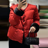 断码 亏血米清货捡漏新中式 可脱卸水貂毛皮草鹅绒服女羽绒服短外套