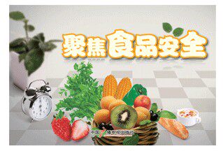 正版包发票 聚焦食品安全 挂图宣传图片 8开24张 现货