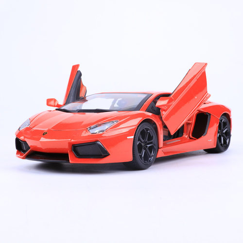 比美高1:18埃文塔多LP700-4兰博跑车仿真合金汽车模型儿童玩具车