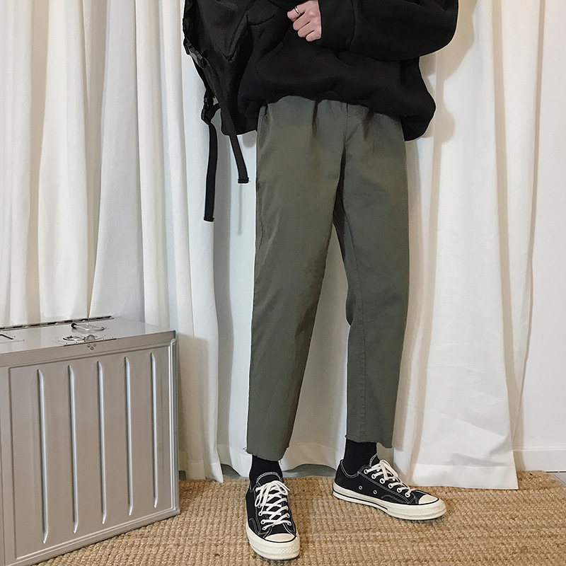 bf Straight Men's trousers Trend Harajuku ins Ultra-fire trousers work clothes Retro Easy chicin the Men's clothing, Casual pants  category - from Buy2taobao.com to provide professional Taobao agent buy service